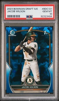 2023 Bowman Draft Sapphire Edition Bdc121 Jacob Wilson PSA 10