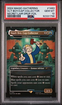 2024 Magic The Gathering Secret Lair Drop 1483 Vlt Boy/cap Collector PSA