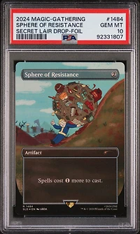 2024 Magic The Gathering Secret Lair Drop 1484 Sphere Of Resistance Foil PSA