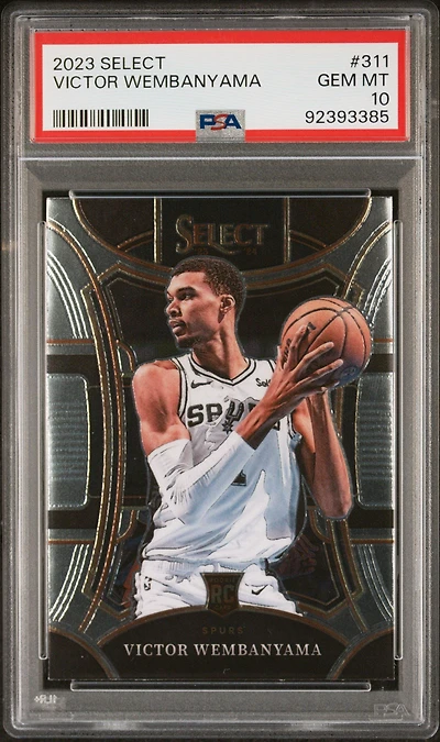 2023 Panini Select 311 Victor Wembanyama PSA