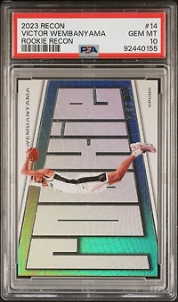 2023 Panini Recon Rookie Recon 14 Victor Wembanyama PSA 10