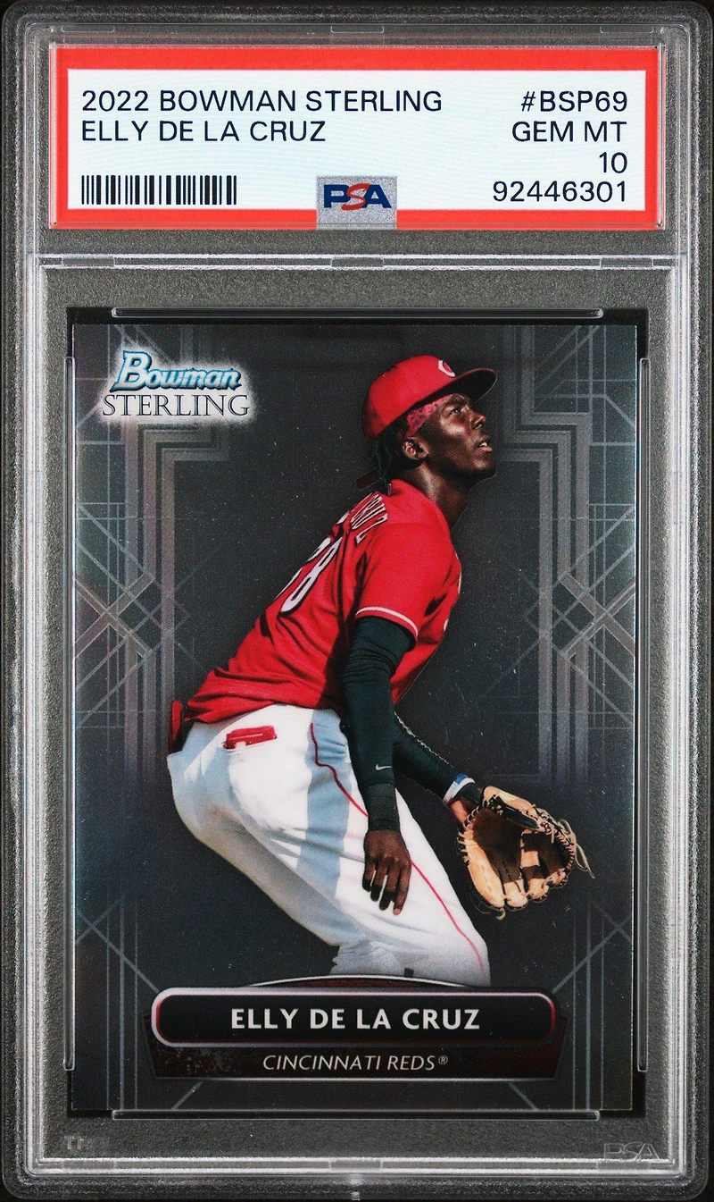 2022 Bowman Sterling Bsp69 Elly De La Cruz PSA 10
