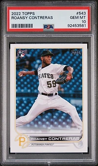 2022 Topps 543 Roansy Contreras PSA 10