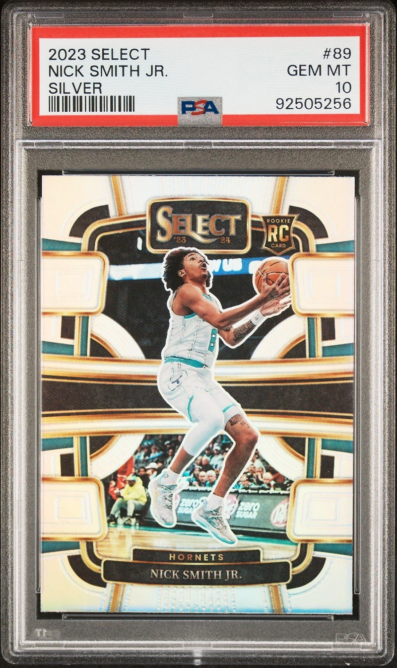 2023 Panini Select 89 Nick Smith Jr. Silver Prizm PSA 10