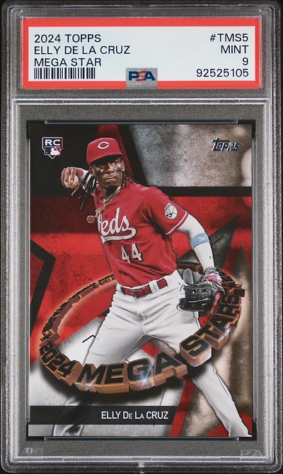2024 Topps Mega Star Tms5 Elly De La Cruz PSA 9