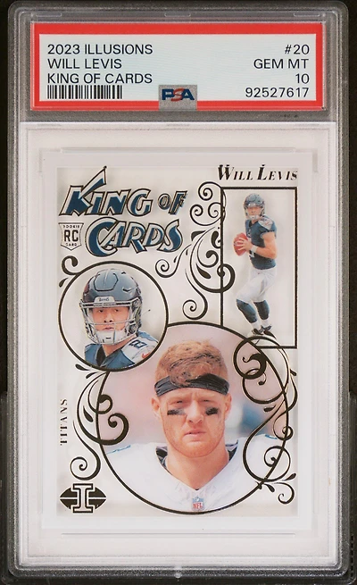 2023 Panini Illusions King Of Cards 20 Will Levis PSA 10