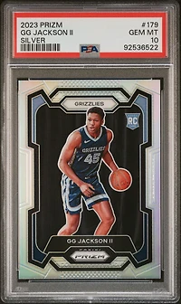 2023 Panini Prizm 179 Gg Jackson Ii Silver Prizm PSA 10