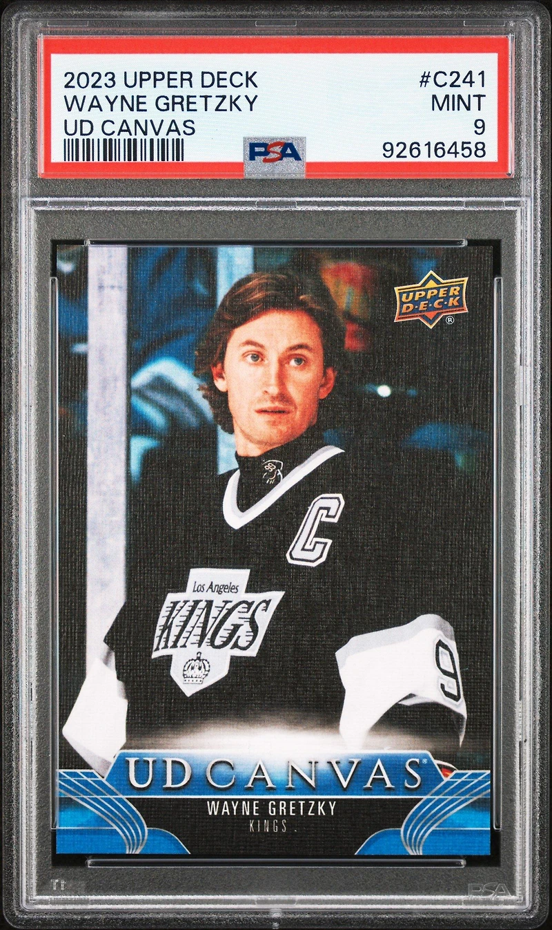 2023 Upper Deck Ud Canvas C241 Wayne Gretzky PSA 9