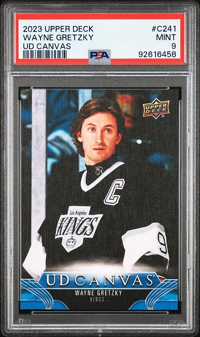 2023 Upper Deck Ud Canvas C241 Wayne Gretzky PSA 9