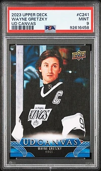 2023 Upper Deck Ud Canvas C241 Wayne Gretzky PSA 9