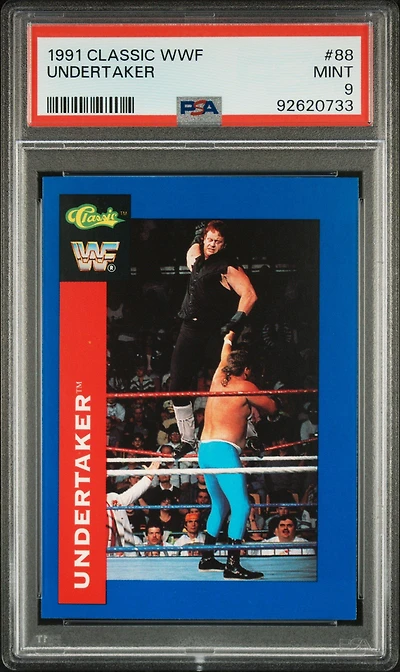 1991 Classic Wwf 88 Undertaker PSA 9