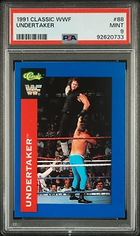 1991 Classic Wwf 88 Undertaker PSA 9