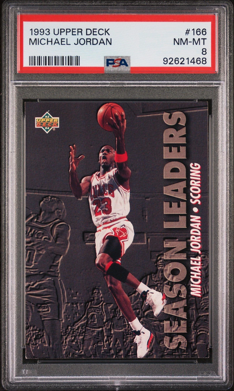 1993 Upper Deck 166 Michael Jordan PSA 8