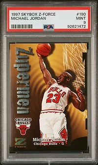 1997 Skybox Z-force 190 Michael Jordan PSA 9