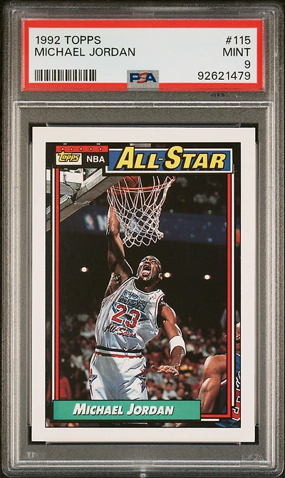 1992 Topps 115 Michael Jordan PSA