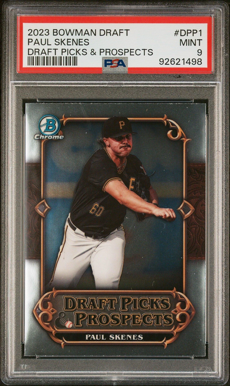2023 Bowman Draft Draft Picks & Prospects Dpp1 Paul Skenes PSA 9