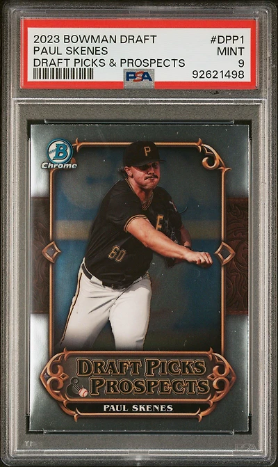 2023 Bowman Draft Draft Picks & Prospects Dpp1 Paul Skenes PSA 9
