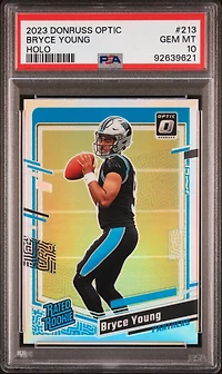 2023 Panini Donruss Optic 213 Bryce Young Holo PSA 10