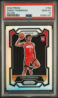 2023 Panini Prizm 150 Amen Thompson Silver Prizm PSA