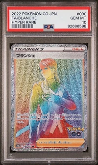 2022 Pokemon Go Japanese 090 Full Art/blanche Hyper Rare PSA 10