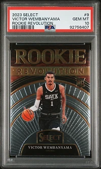 2023 Panini Select Rookie Revolution 9 Victor Wembanyama PSA 10