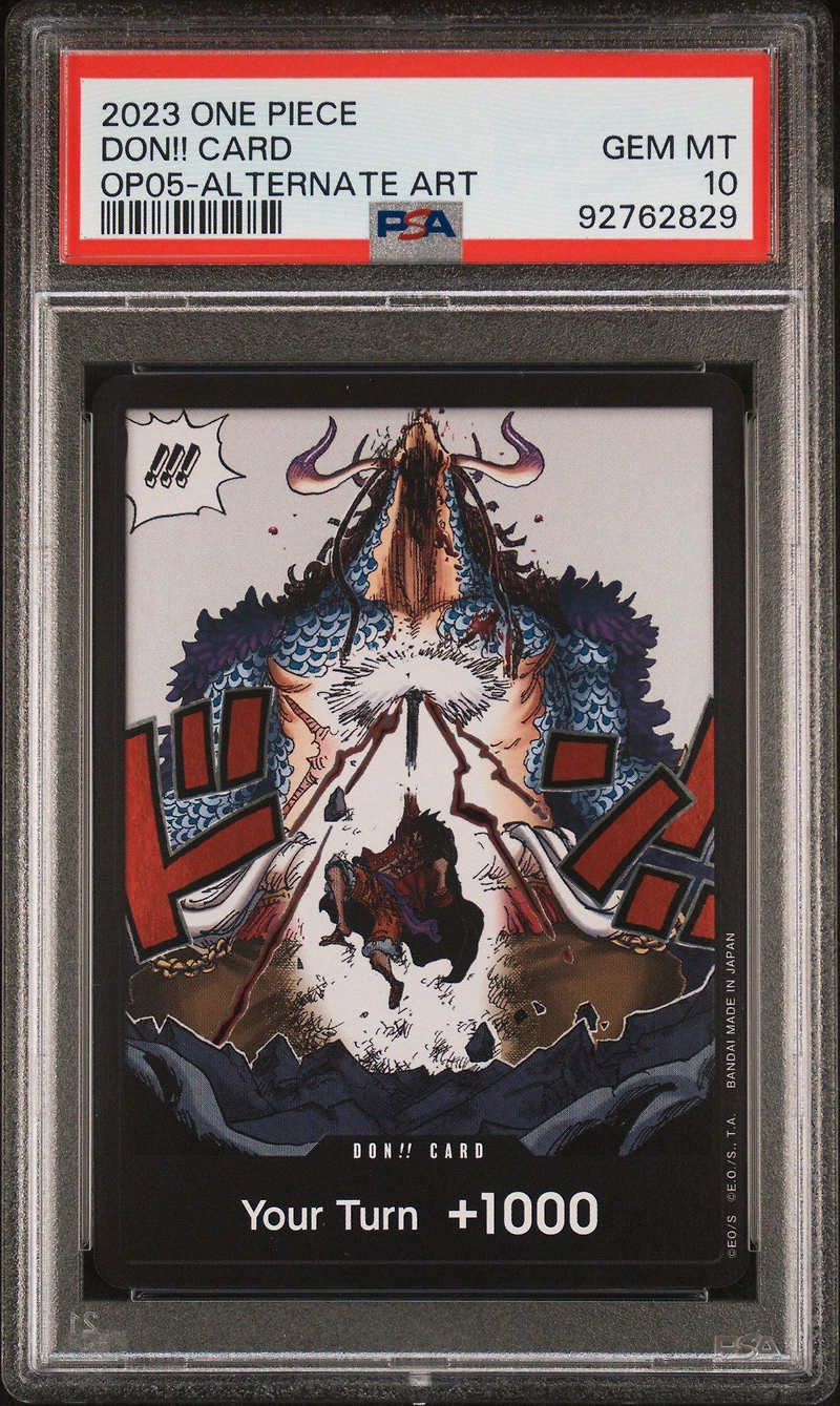 2023 One Piece Op05-awakening Of The New Era Don!! Card Alternate Art PSA 10