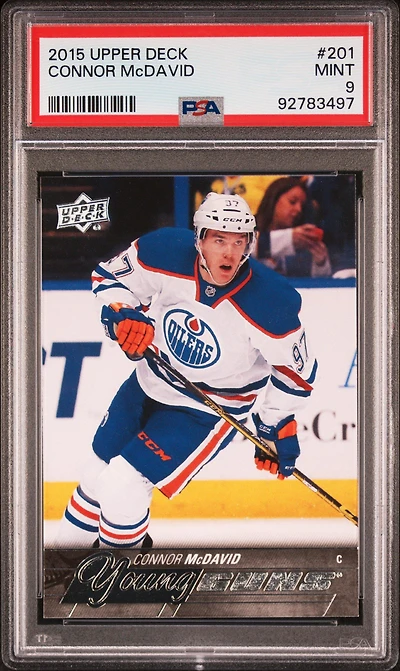 2015 Upper Deck 201 Connor Mcdavid PSA 9