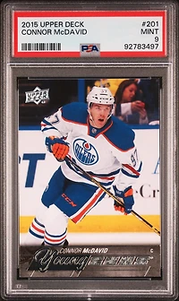 2015 Upper Deck 201 Connor Mcdavid PSA 9