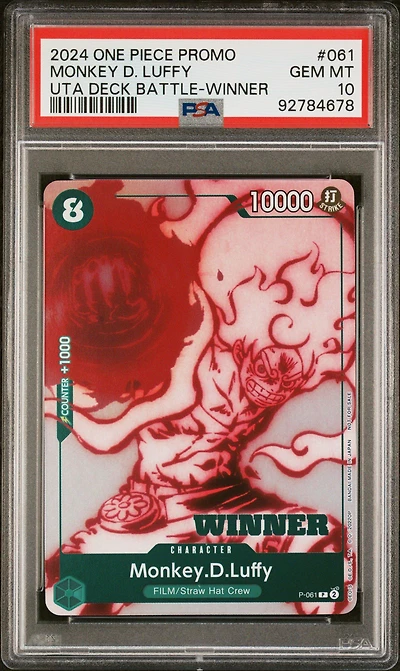 2024 One Piece Promos 061 Monkey D. Luffy PSA 10