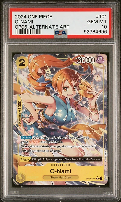 2024 One Piece Wings Of The Captain 101 O PSA 10