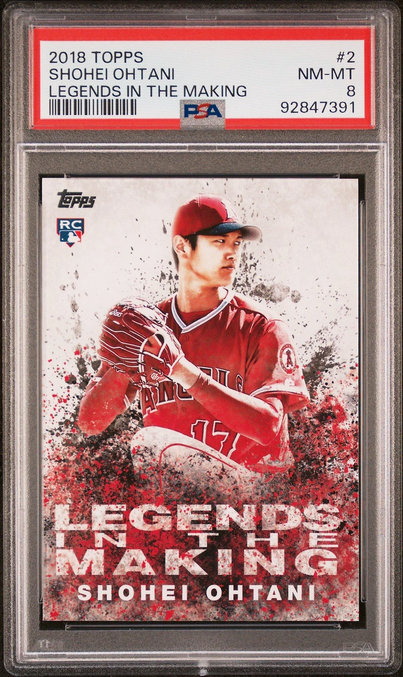 2018 Topps Legends In The Making 2 Shohei Ohtani PSA