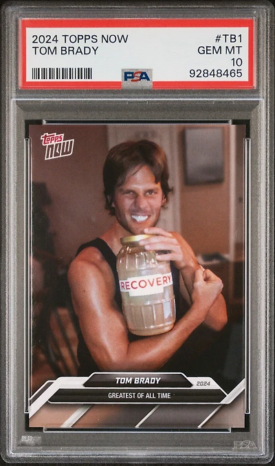 2024 Topps Now Tb1 Tom Brady PSA 10