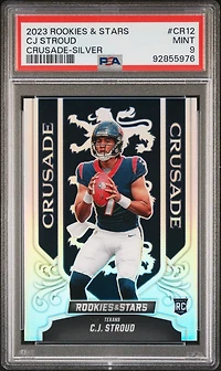 2023 Panini Rookies & Stars Crusade Cr12 Cj Stroud Silver PSA