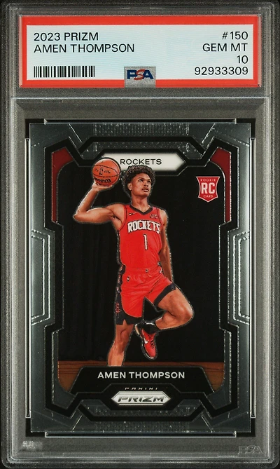 2023 Panini Prizm 150 Amen Thompson PSA 10