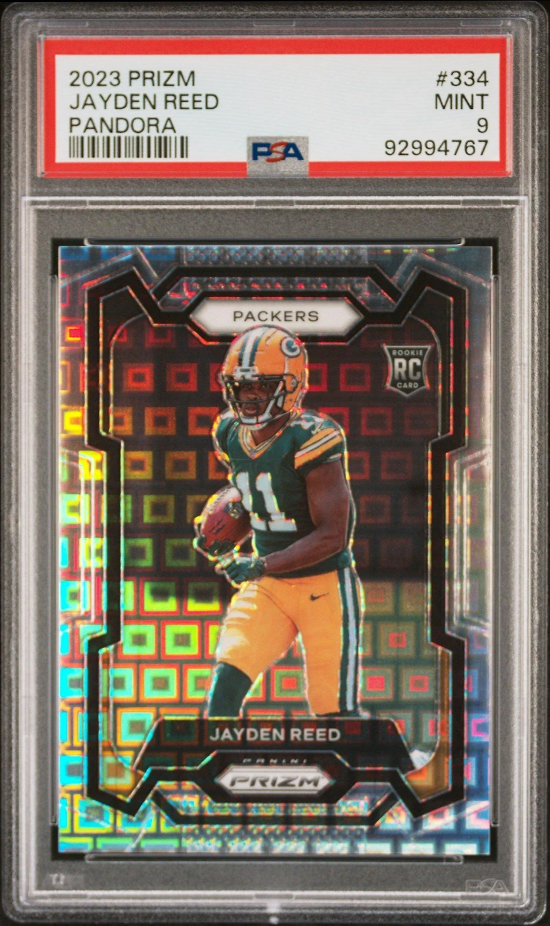 2023 Panini Prizm 334 Jayden Reed Pandora PSA 9