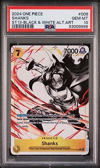 2024 One Piece Ultra Deck-the Three Brothers 009 Shanks PSA 10