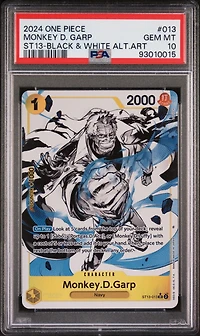 2024 One Piece Ultra Deck-the Three Brothers 013 Monkey D. Garp PSA 10