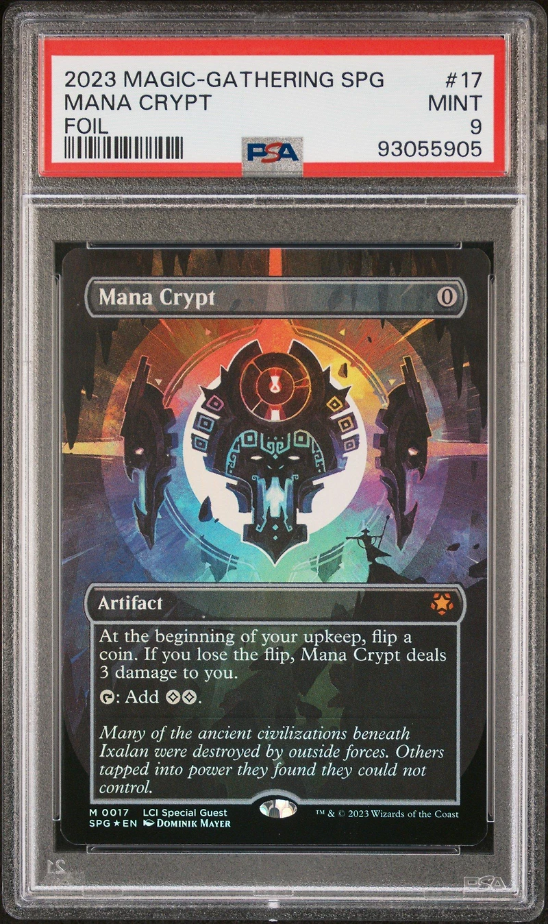 2023 Magic The Gathering The Lost Caverns Of Ixalan: Special Guests 17 Mana Crypt Foil PSA