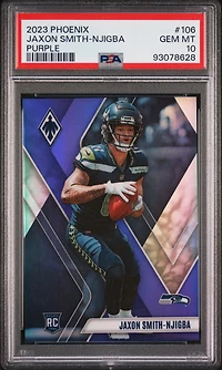 2023 Panini Phoenix 106 Jaxon Smith-njigba Purple PSA 10