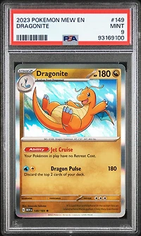2023 Pokemon Mew En-151 149 Dragonite PSA
