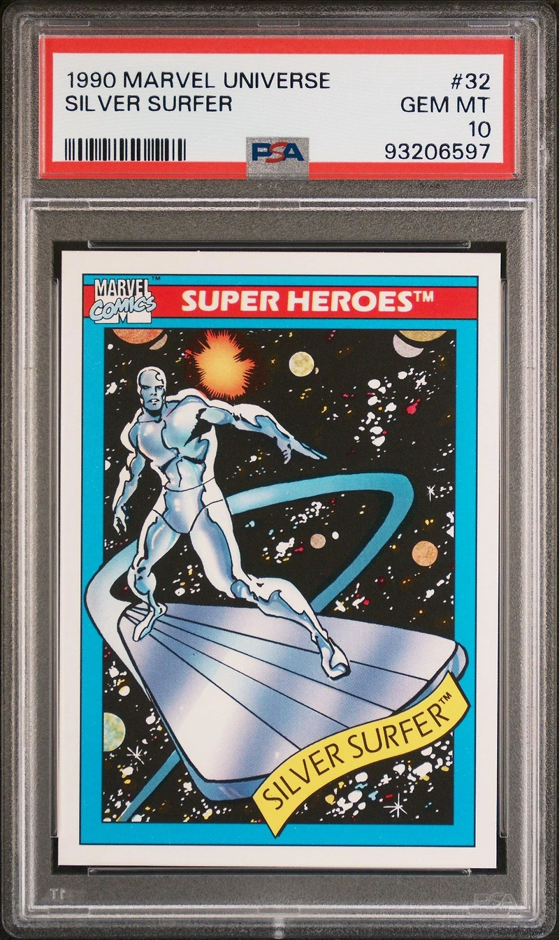 1990 Marvel Universe 32 Silver Surfer PSA 10