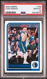 2023 Panini Nba Hoops 158 Luka Doncic PSA 10
