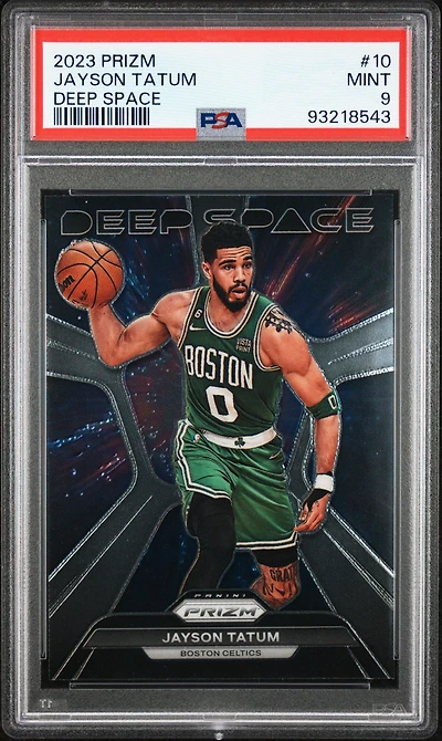 2023 Panini Prizm Deep Space 10 Jayson Tatum PSA