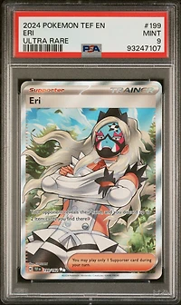 2024 Pokemon Tef En-temporal Forces 199 Eri Ultra Rare PSA 9