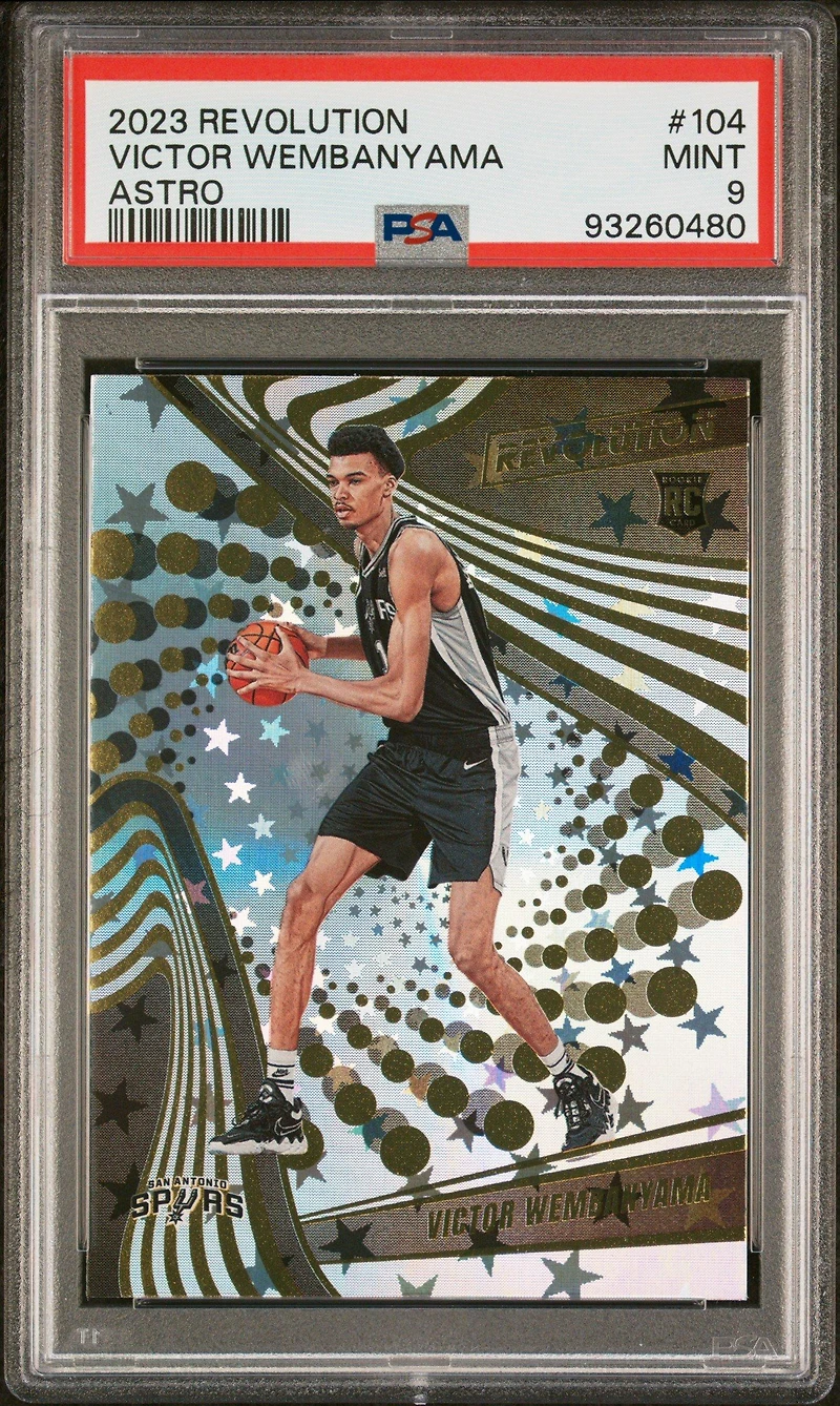 2023 Panini Revolution 104 Victor Wembanyama Astro PSA 9