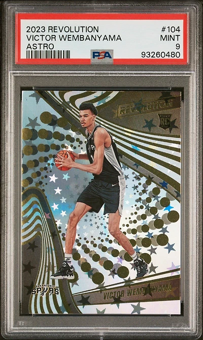2023 Panini Revolution 104 Victor Wembanyama Astro PSA 9