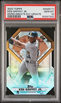 2022 Topps Diamond Greats Die-cuts Dgdc71 Ken Griffey Jr. Update PSA 10