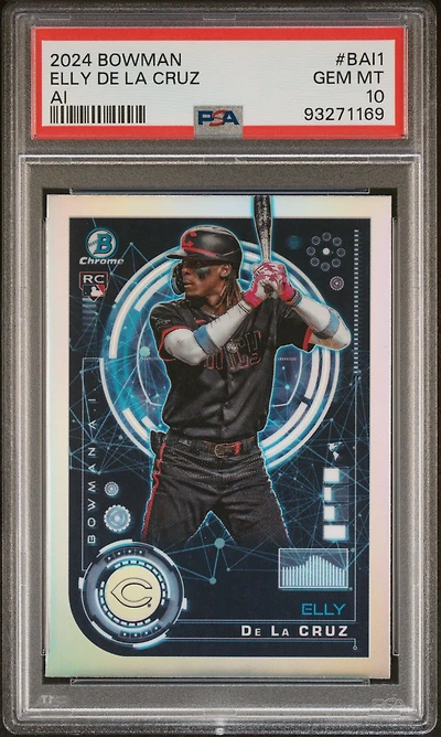 2024 Bowman Bowman Ai Bai1 Elly De La Cruz PSA 10