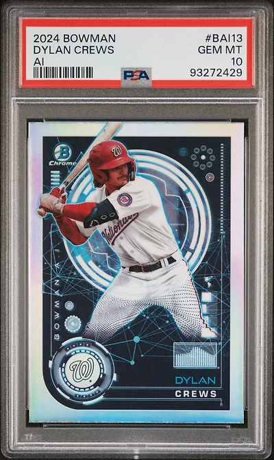 2024 Bowman Bowman Ai Bai13 Dylan Crews PSA 10