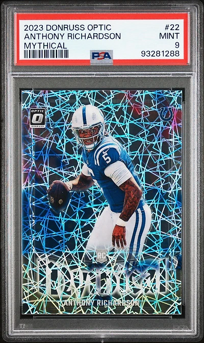 2023 Panini Donruss Optic Mythical 22 Anthony Richardson PSA